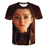 Arya Stark T-shirt 3D